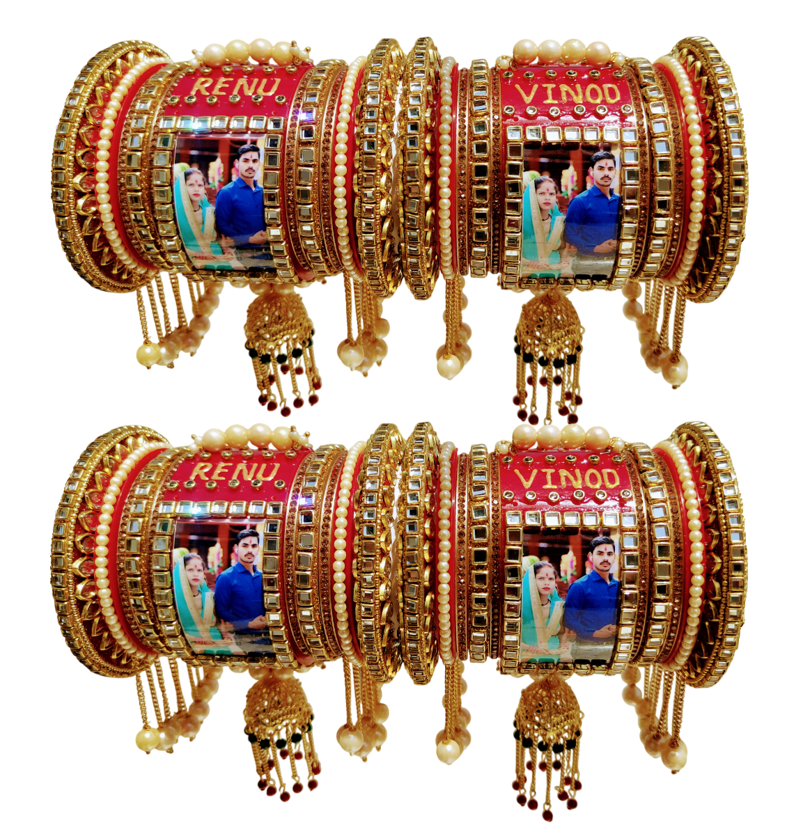 Name & Photo Bridal Chooda | A Modern Twist on Tradition