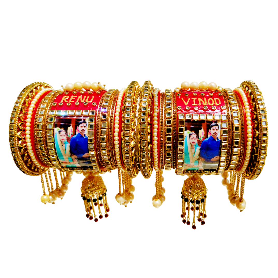 Name & Photo Bridal Chooda | A Modern Twist on Tradition