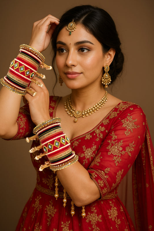 Heritage Bridal Chooda | Modern Look, Timeless Tradition