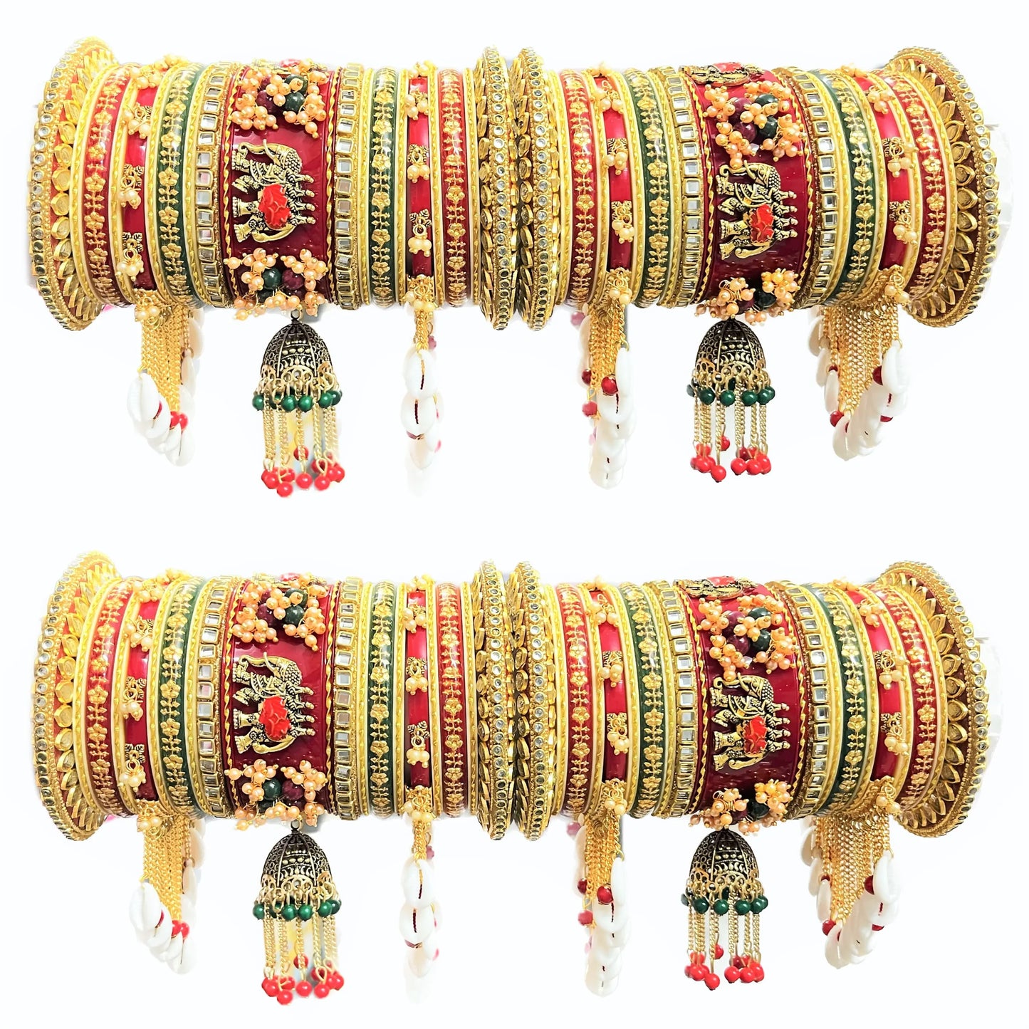 Mansha Bridal Chura Set with Latkan