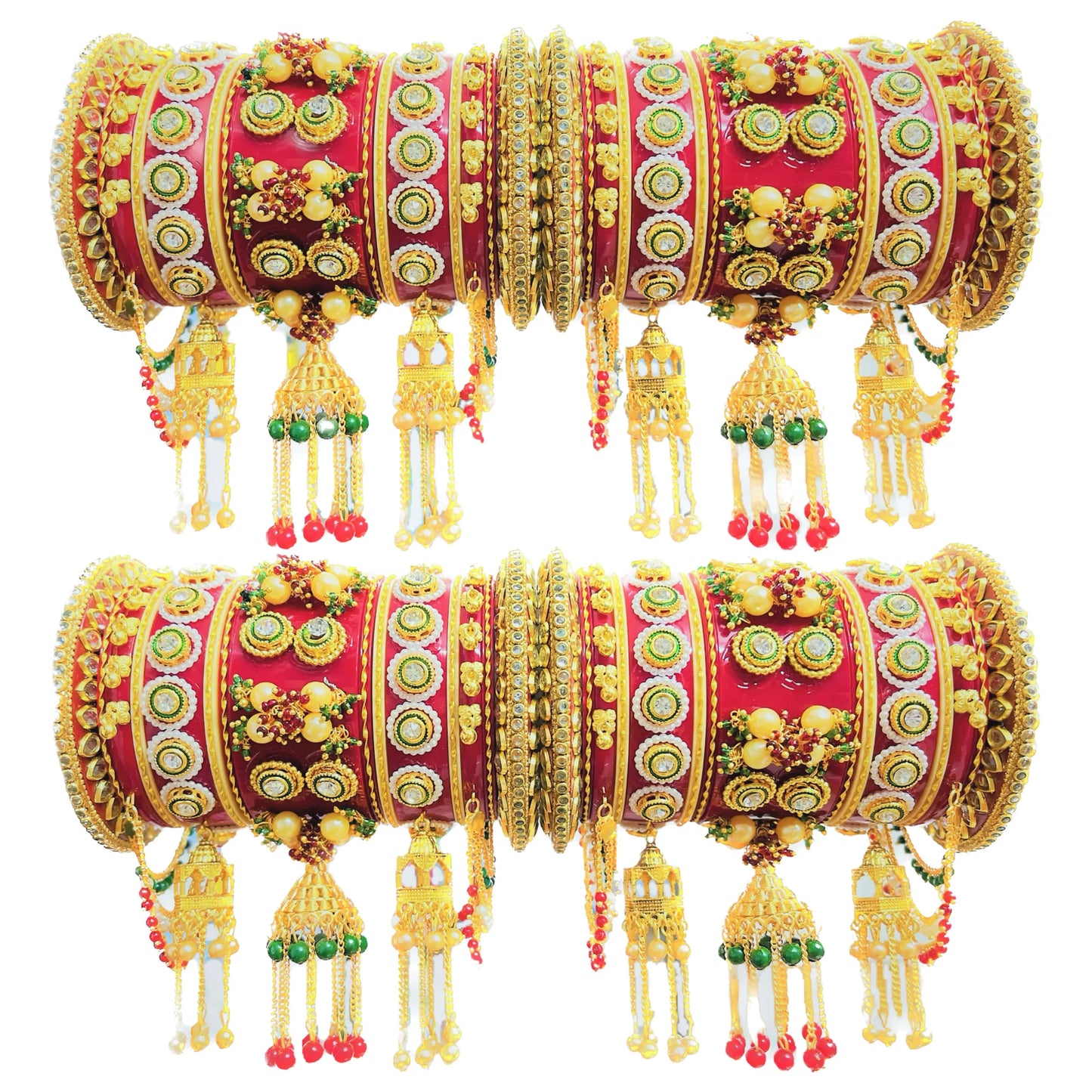 Nishtha Bridal Chura Set with Traditional Design