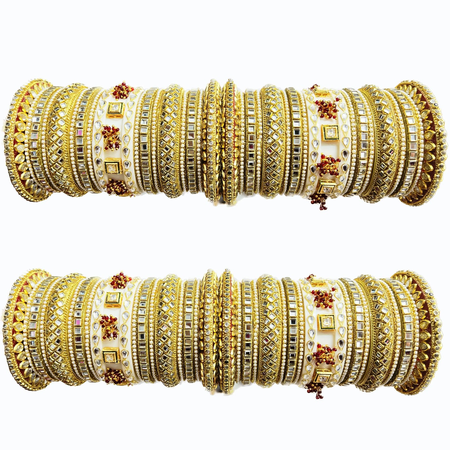 Priya Rajwadi Bridal Choora Bangle Set