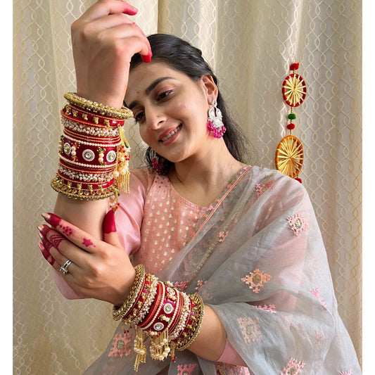 Rajwadi Wedding Chura Set