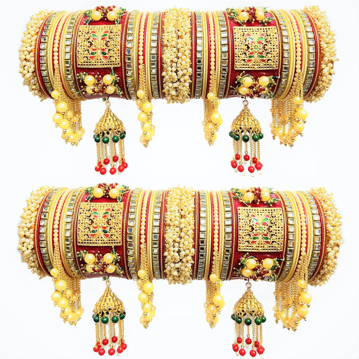 Tanishq Bridal Chura with Traditional Design