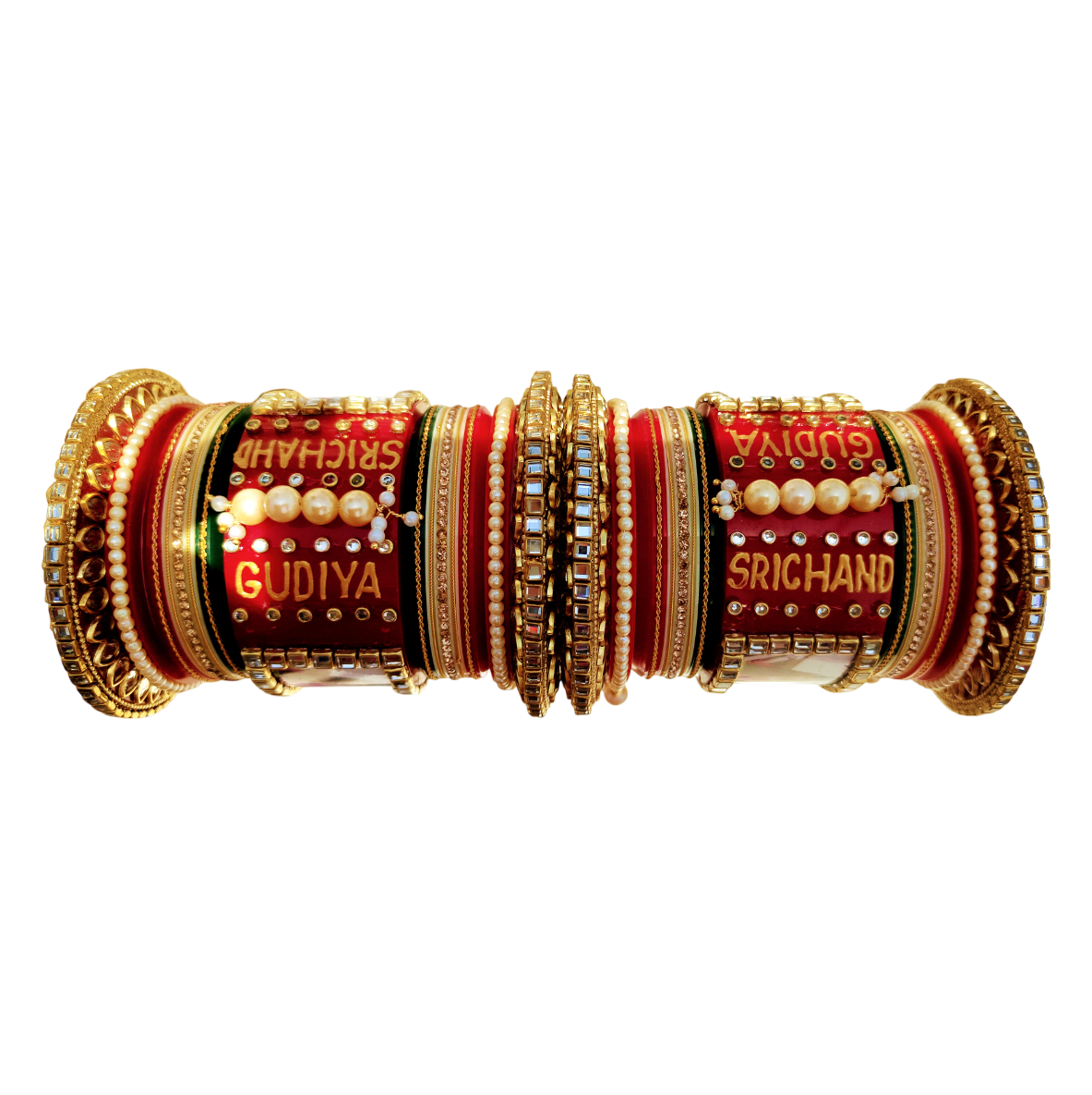 Customized Bridal Chooda with Name & Photo - Celebrate Love with a Personal Touch