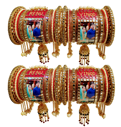 Name & Photo Bridal Chooda | A Modern Twist on Tradition