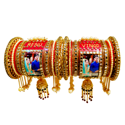 Name & Photo Bridal Chooda | A Modern Twist on Tradition