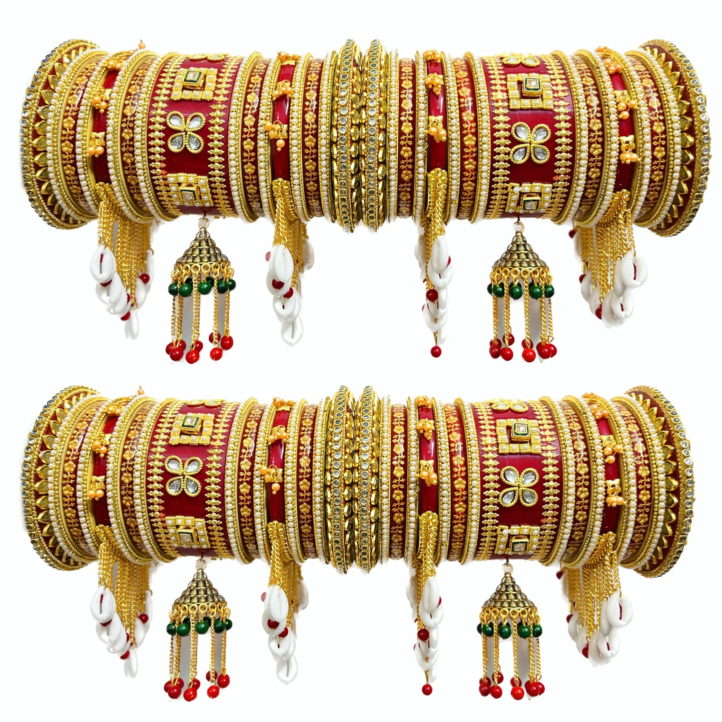 Karuna Bridal Choora for Wedding with Beautiful Jumkha