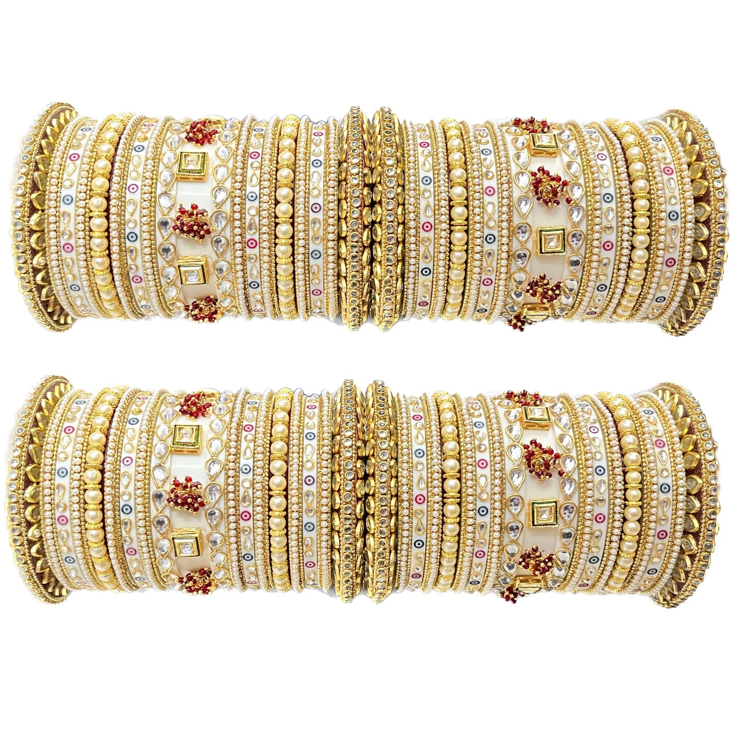 Kavya White Color Bridal Chuda