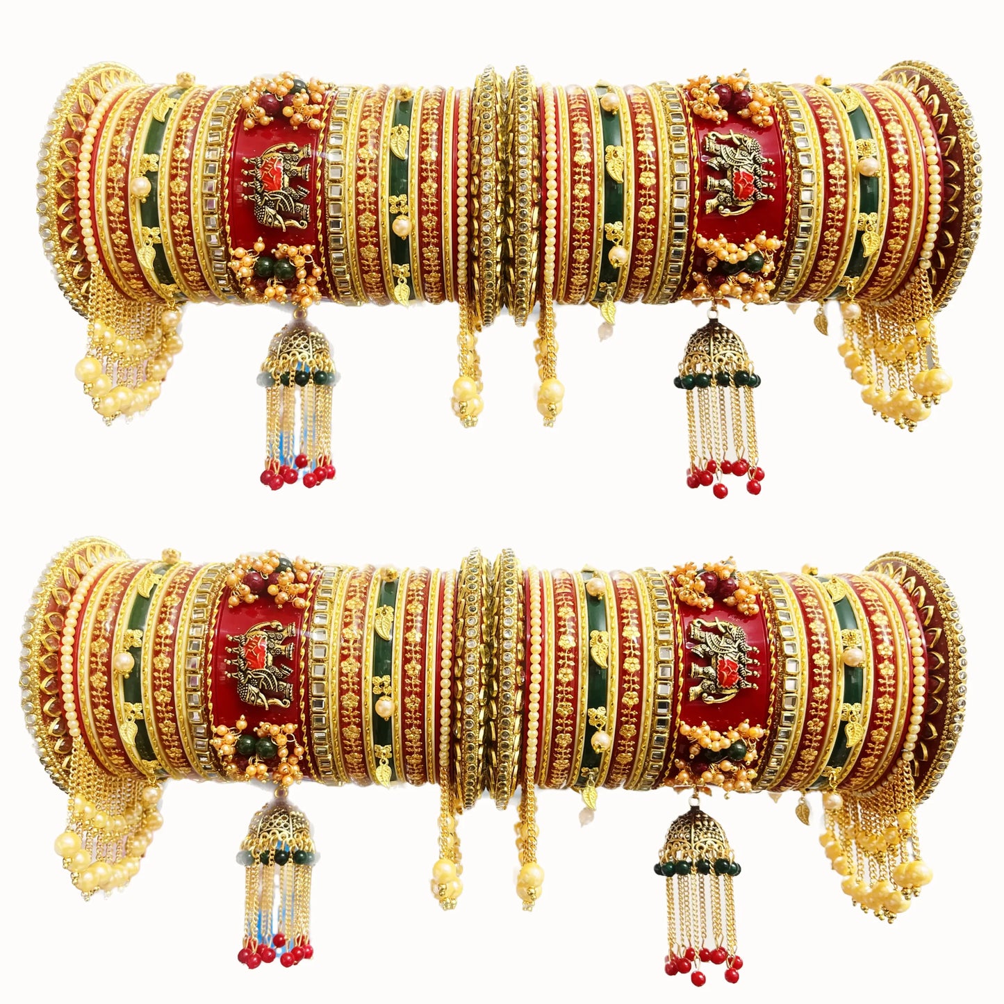 Kirti Bridal Chuda with Traditional Joomkha Design