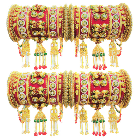 Nishtha Bridal Chura Set with Traditional Design