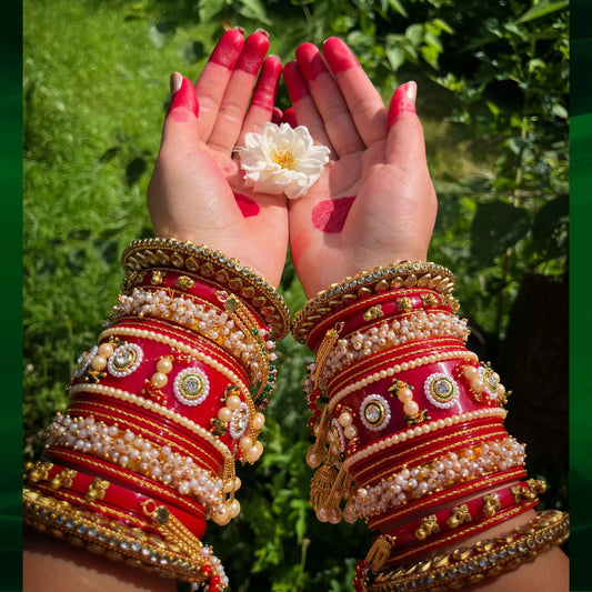 Rajwadi Wedding Chura Set